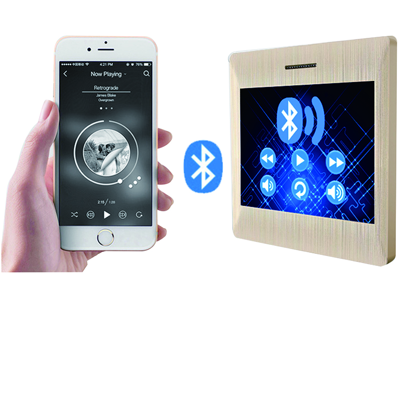 Touch screen wall amplifier