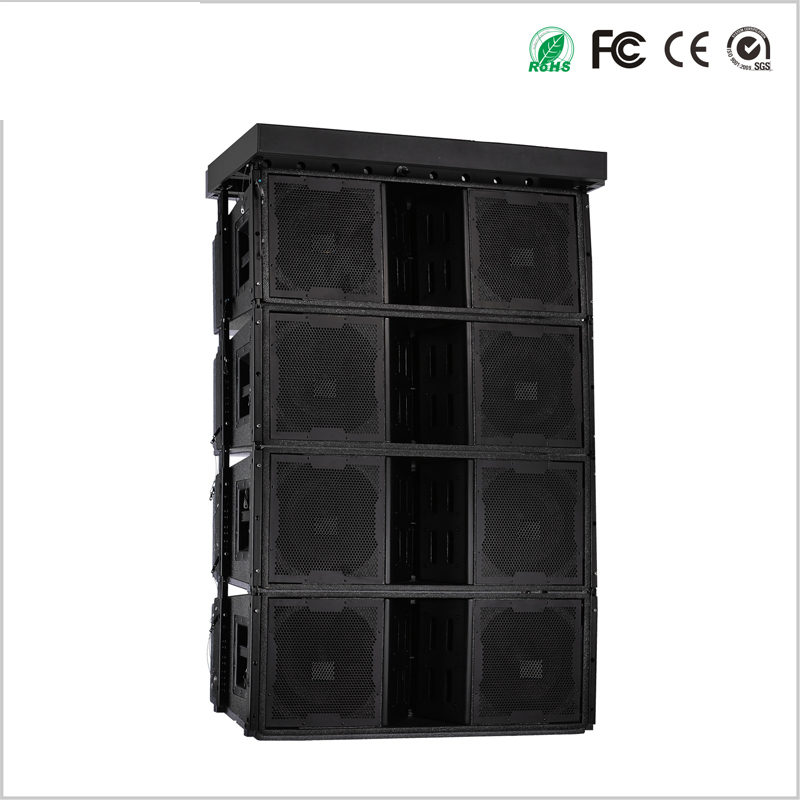 3 Way Dual 12 Inch Line Array Speaker