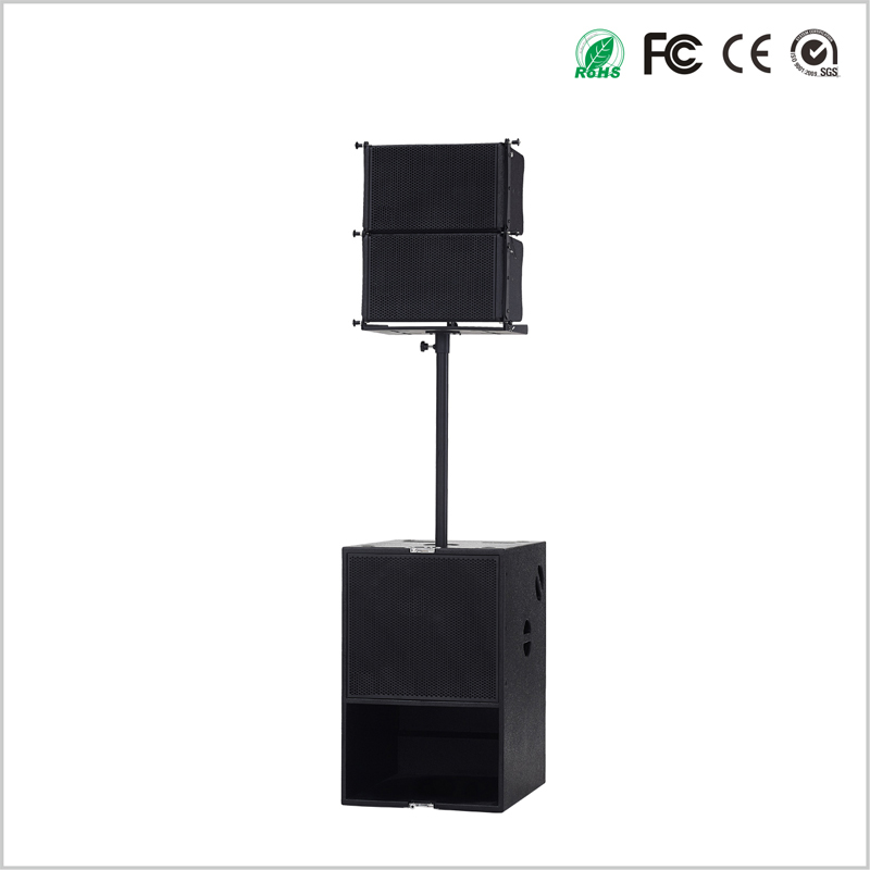 Active +DSP 2 Way Single 8 Inch Line Array Speaker