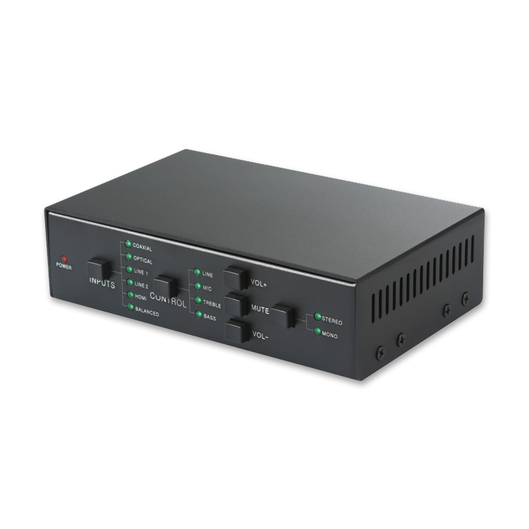 2.0CH 200W Digital Stereo AMP with RS485 Control for Hotel Conference Room and Classroom  