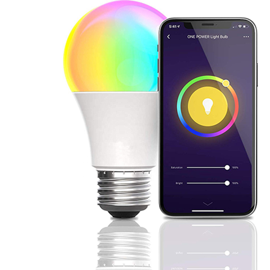  Smart WiFi Light Bulbs RGB Color Changing Smart LED Light Bulb Alexa Google home