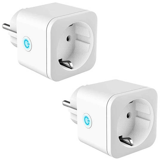 directly Tuya app 16A 2pin socket  and Google Home Mini Smart Wifi Plug EU